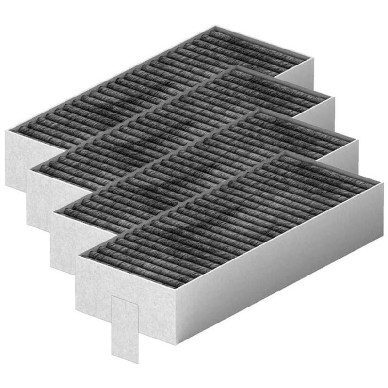 Lot De 4 Filtres À Charbon Actif Pour Hotte Aspirante Siemens Hz9vrcr0 17004796 / Bosch Hez9vrcr0 17004805 / Neff Z821vr0 17004806 / Gaggenau