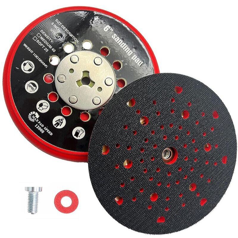 Disque De Ponçage 150mm, Plateau Ponceuse, Plateau De Poncage, Plateau Ponceus Multihole Compatible Ponceuses Electriques Pour Bosch Rsm6045, Gex