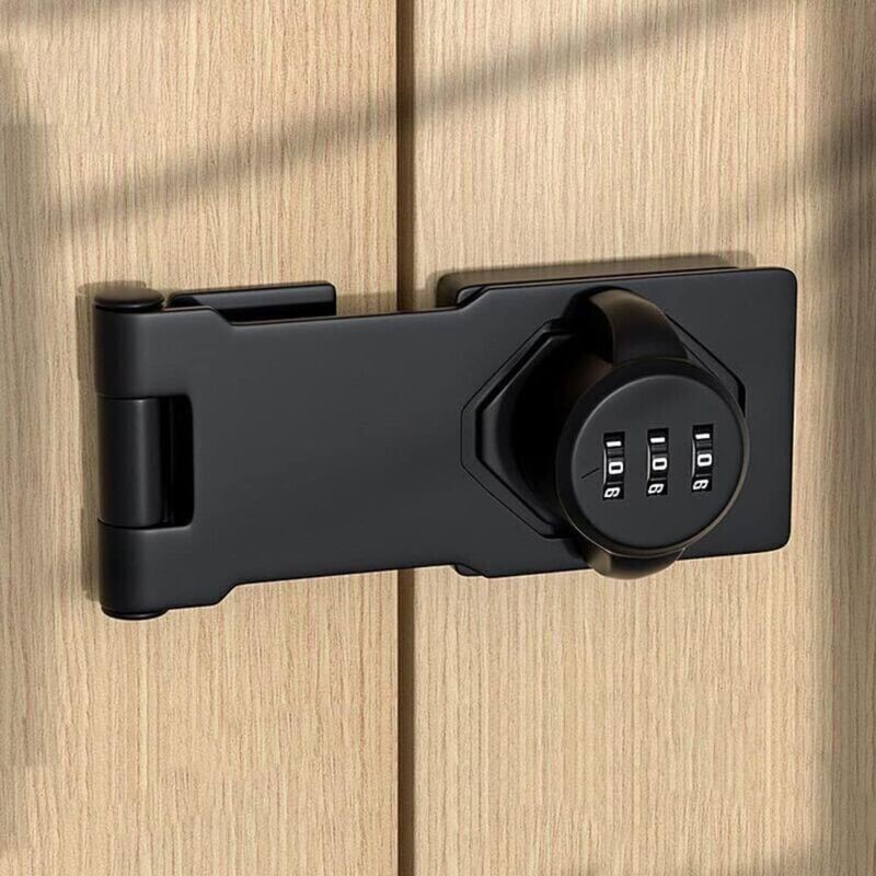 Serrure De Porte Codée En Acier Inoxydable Avec Vis Pour Casiers D'École Ou De Maison, Hangars, Placards, Rails De Fenêtre