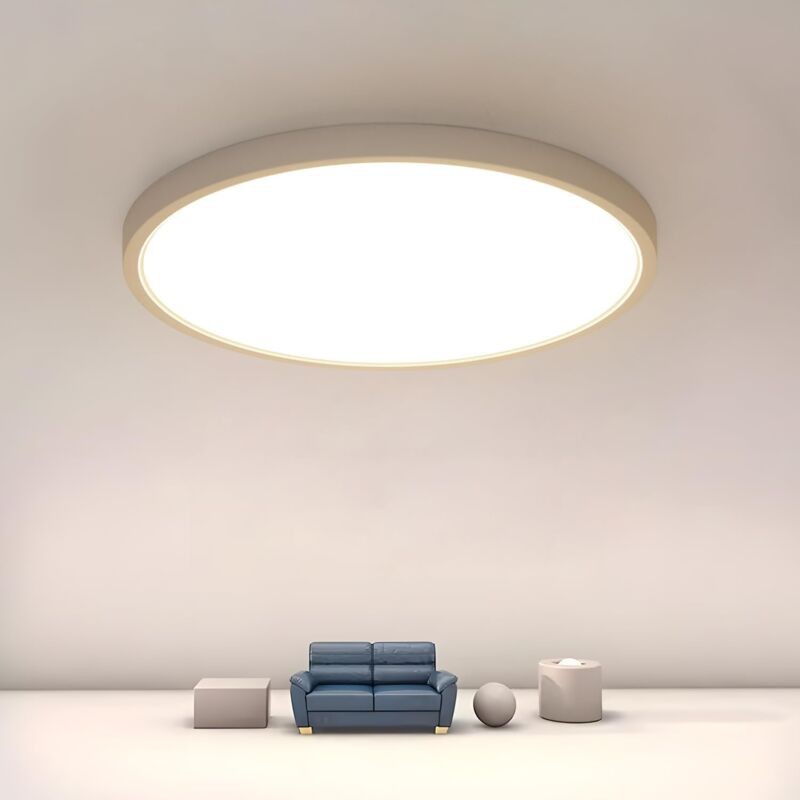 Led-deckenleuchte, Runde Deckenlampe, Schutzart Ip44, Geeignet Für Schlafzimmer, Badezimmer, Küche, Flur, Balkon, Ø 30 Cm, 24 W, 2160 Lm, 4000 K,