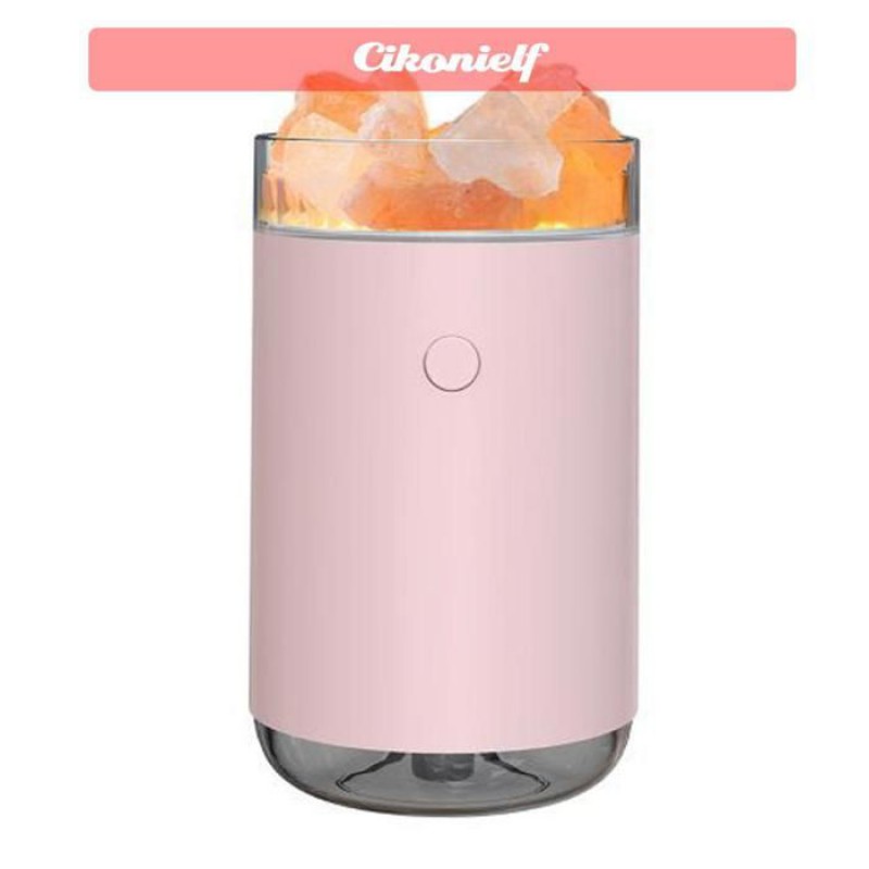 Zerone Salz-diffusor-luftbefeuchter, Aroma-diffusor, Luftbefeuchter Für Haushaltsgeräte, Rosa