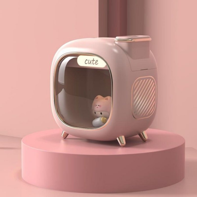 Chronus Luftbefeuchter – Usb – Doppelsprühfunktion – Tragbar – Rosa