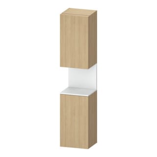 Duravit Hochschrank Qatego 40x36x1760cm, 2 T, B, An r, w m/Eich Nat