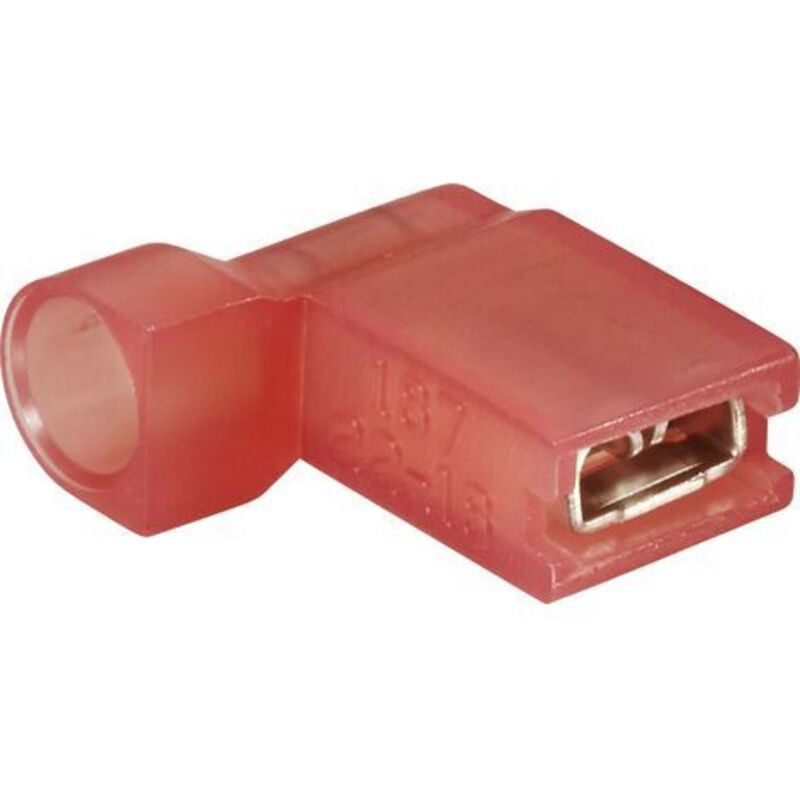 Clipklemme 4,8 Mm X 0,8 Mm Vogt Verbindungstechnik 392308s 90 ° Vollisoliert Rot 1 Stk. D28477