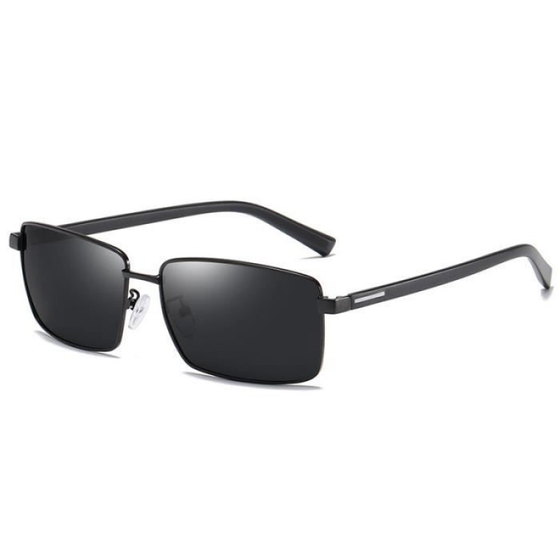 Herren-sonnenbrille Mit Polarisierten Gläsern Und Unregelmäßigem Metallrahmen Für Autofahren, Sport, Angeln, Bergsteigen Und Andere