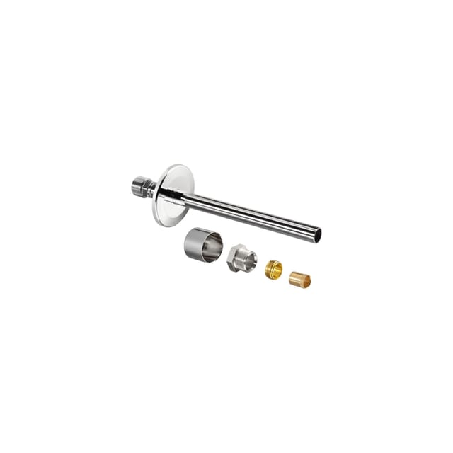 Oventrop Wandanschluss-Set R 1/2 AG, verchromt, 1-fach