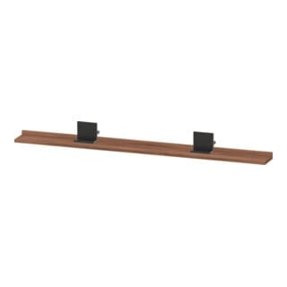 Duravit Spiegel-Ablage Sivida 133x65x3,6mm, Nussb Nat, mont., sw