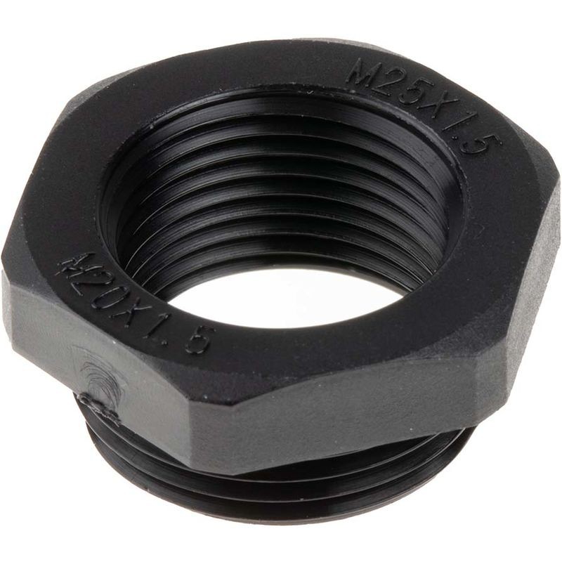 Adaptateur De Filetage, Noir, M25 M20 ( Prix Pour Paquet De 10 ) - Adaptateur De Filetage, Noir, M25 M20 ( Prix Pour Paquet De 10 )