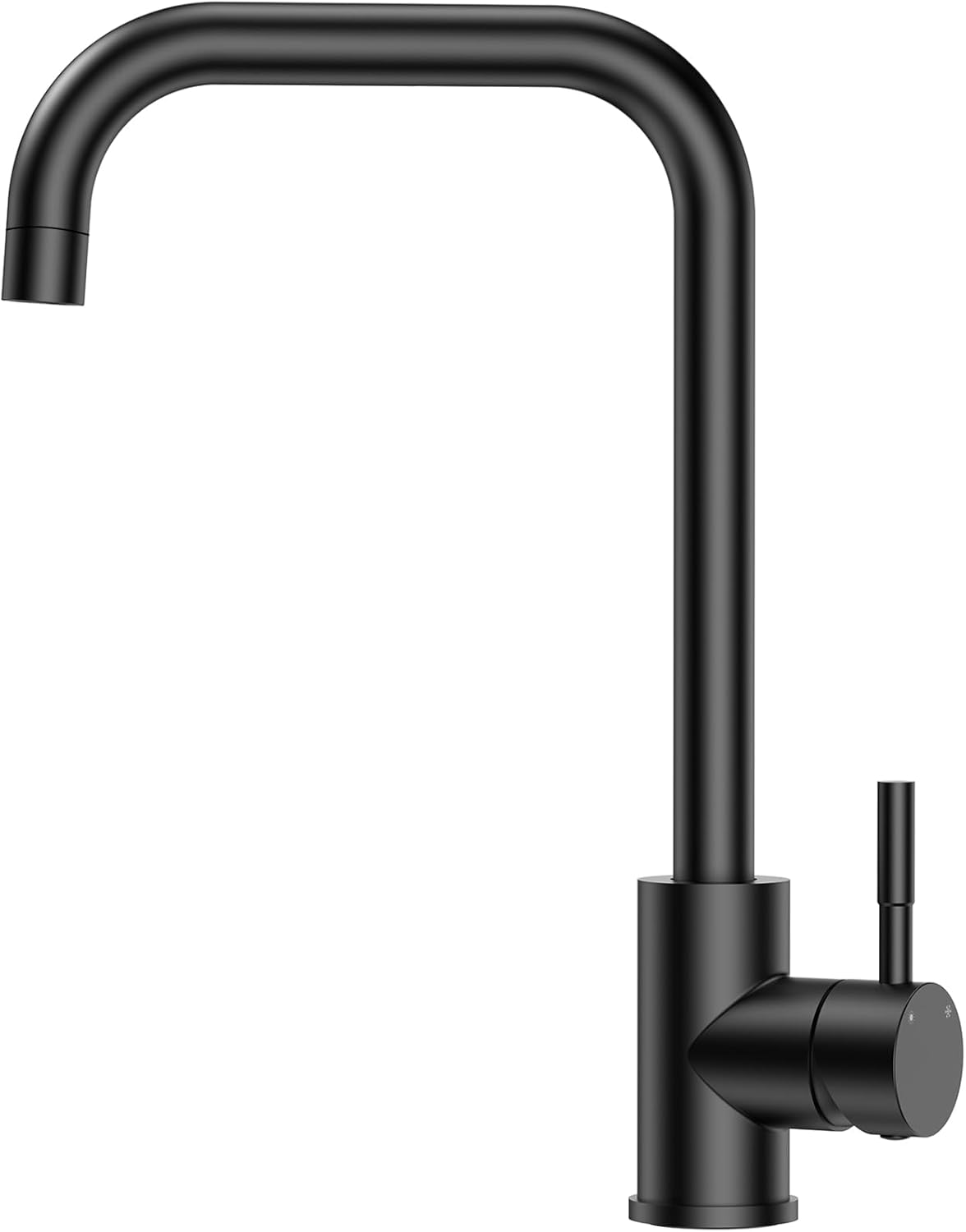 Robinet Cuisine Noir, Mitigeur Cuisine Noir Mat À Poignée Unique, Rotation À 360°, Robinet Mitigeur Cuisine Chaud Et Froid En Acier Inoxydable, Robinet De Cuisine Résistant À La Corrosion