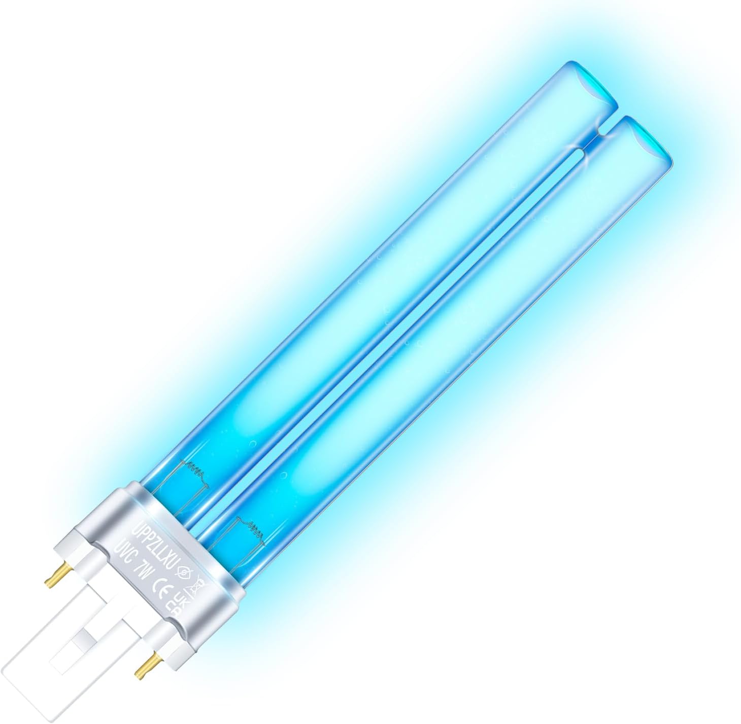 G23 7w Uvc-lampe – 1 Stück – Quarzglas – Wassersterilisation – Teiche & Aquarien – 137 Mm