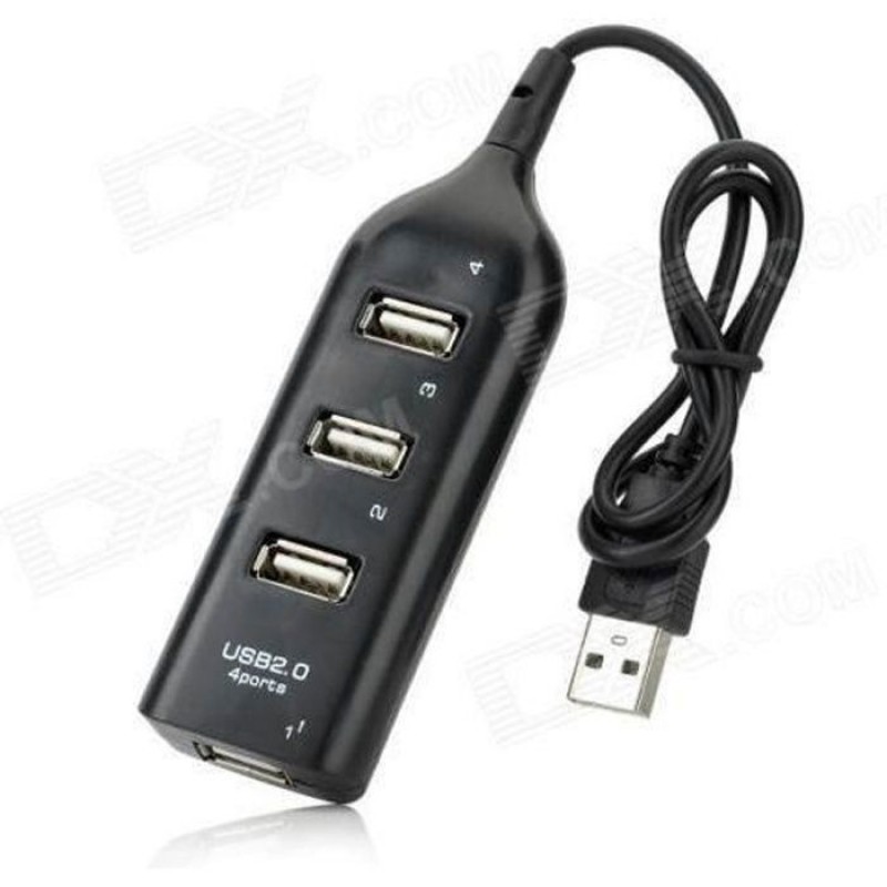 4-port-usb-power-hub – Schwarz