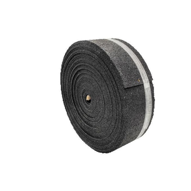 Regupol 20000x40x3mm Gummimatte, Akustikgummigranulatrollen, Antirutschmatte, Schwarze Terrassenmatte