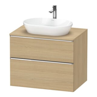 Duravit Waschtischunterschrank D-Neo 80x55cm, ch/Ei N, 2 SBK, 1 A, 1 Pl
