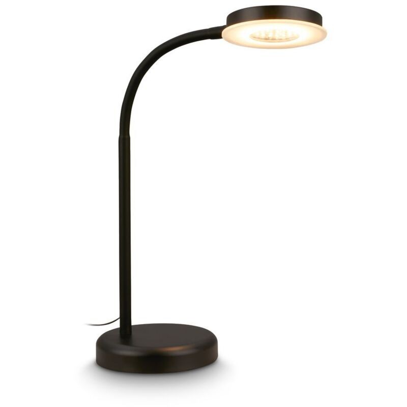 Briloner - Lampe De Table Led Tactile, À Intensité Variable Par Paliers, Orientable, Lampe De Chevet, De Bureau, De Salon À Poser, Lampe À Poser,