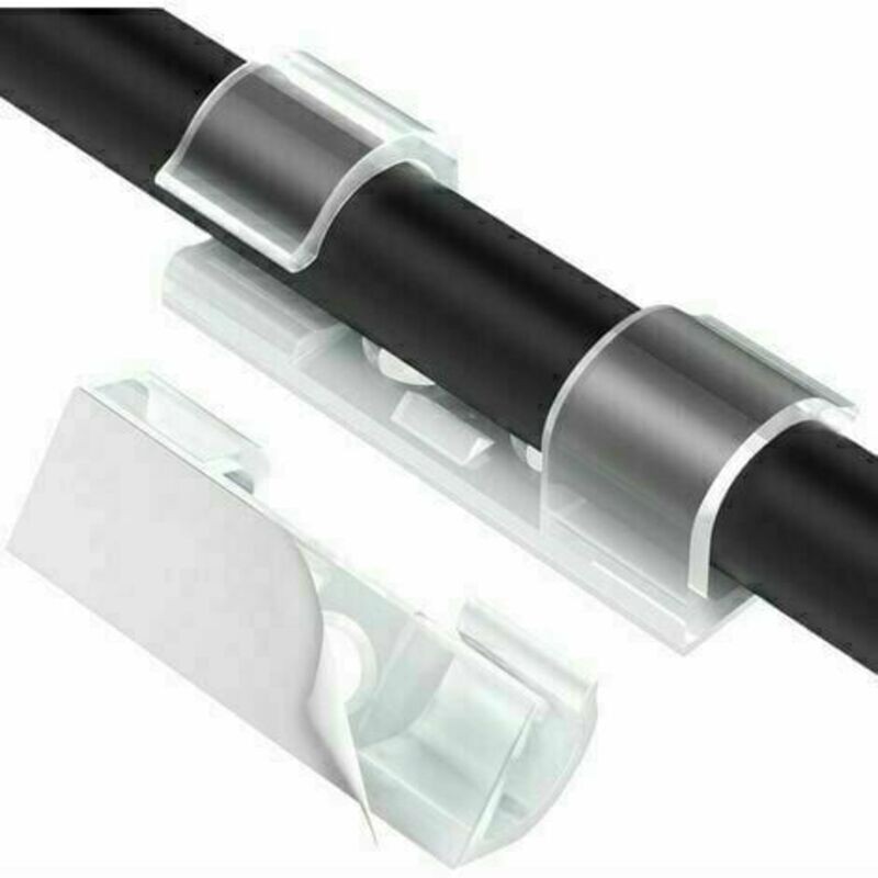 70 Stück Selbstklebende Kabelclips, Kabelbinder, Kabelmanagement-clips, Kabelorganisator Für Tv/auto/pc/büro/zuhause, Transparent