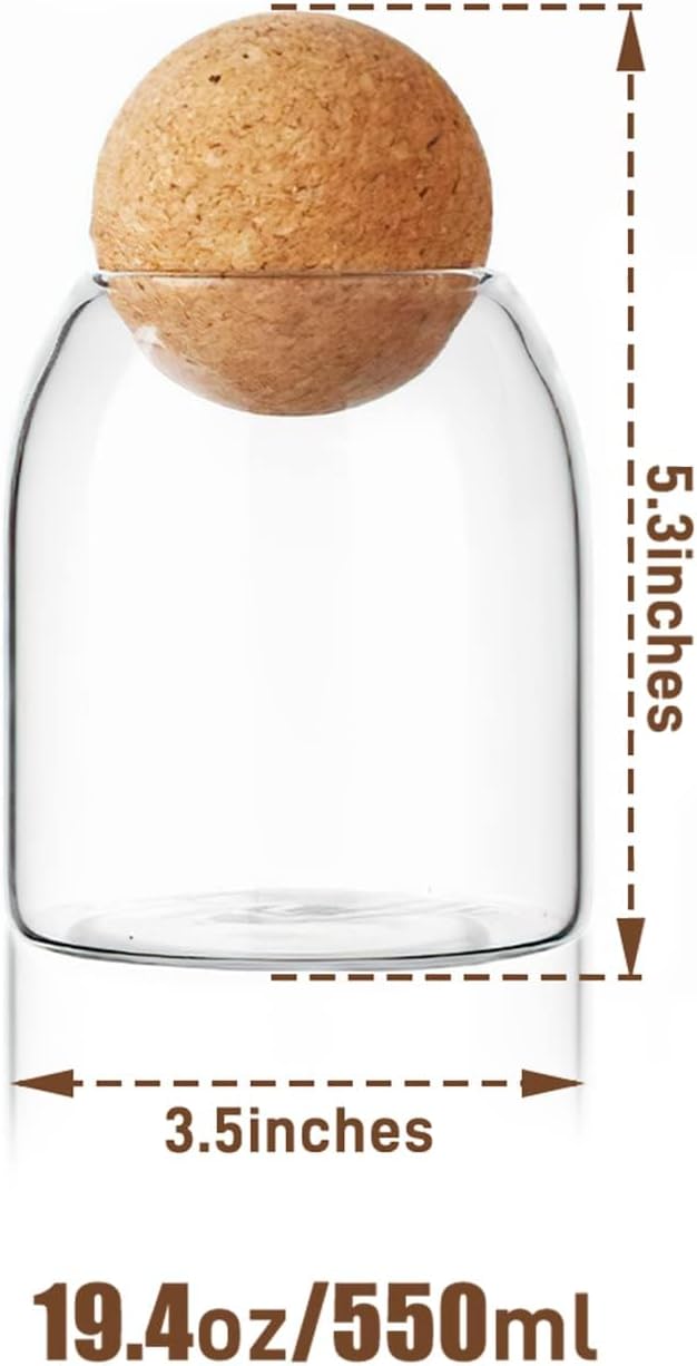 Verre Jeiibrzui Avec Couvercle Et Paille - 500 Ml - Lot De 6 - Transparent - Verre Borosilicate Pour Café Glacé, Cocktails Et Smoothies