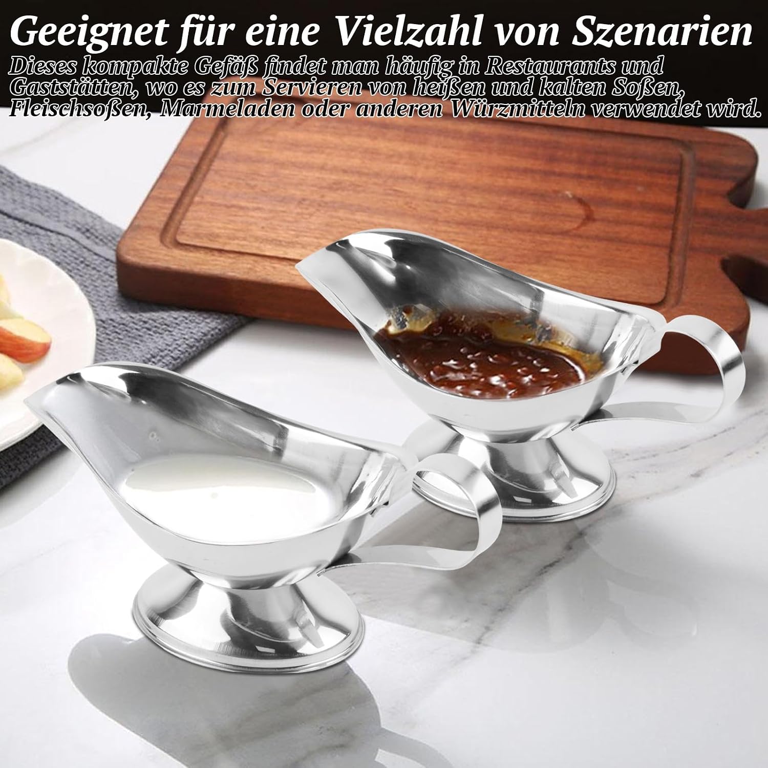 Ensemble De Sauces En Verre Jeiibrzui - 200 Ml - 1 Pièce Avec Poignée - Transparent - Verre Résistant Pour Sauces, Huile D'Olive Et Vinaigrettes Dans