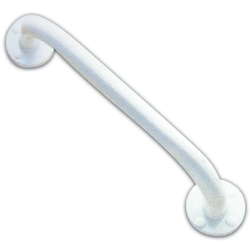 - 30 Cm Gerader Haltegriff, Weiß Epoxidbeschichteter Stahl - - 30 Cm Gerader Haltegriff, Weiß Epoxidbeschichteter Stahl