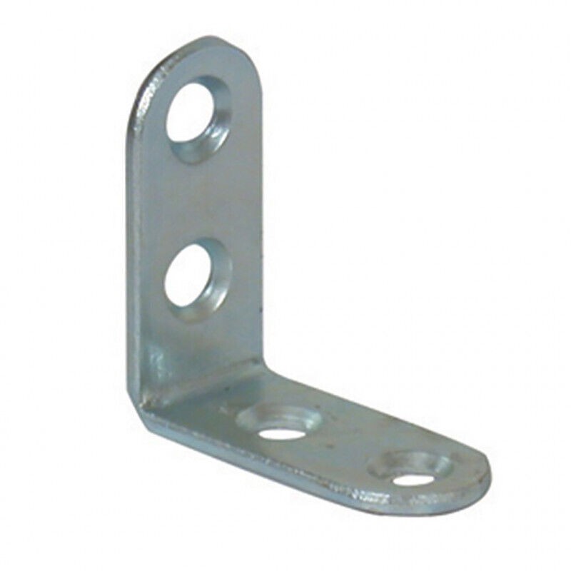 Stuhlhalterungen Mit Rundkopf, 15 X 1,8 Mm, 40 Mm Lang, Weiß Verzinkt, 25er-packung