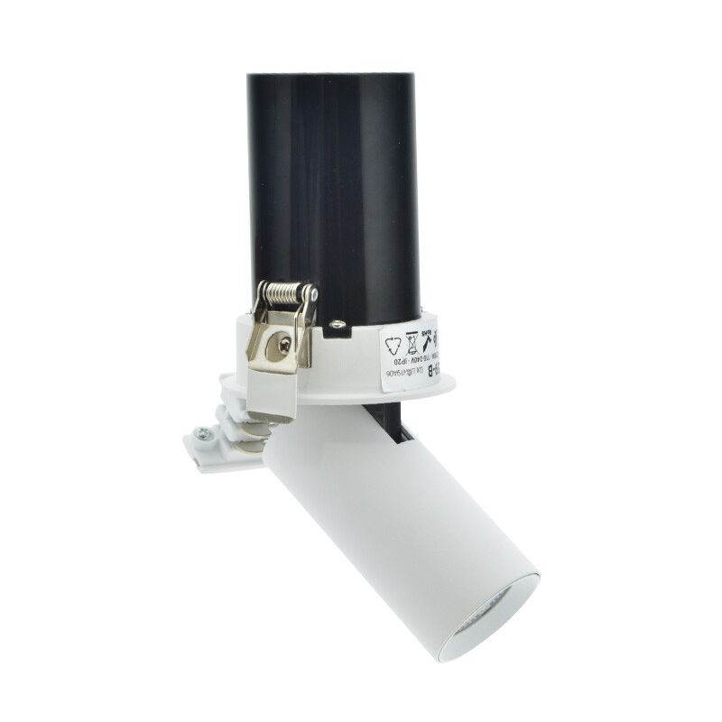 Verstellbarer Led-einbaustrahler – 7 W – Cree-chip – 24° – Neutralweiß – Weiß