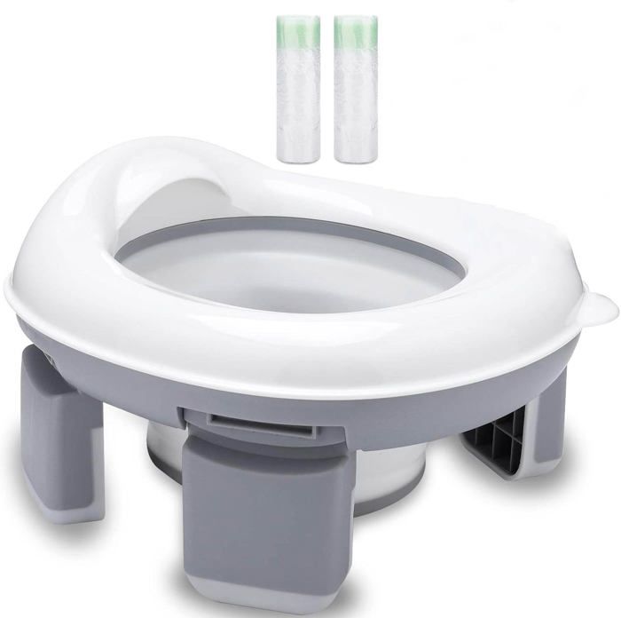 Toilettensitzverkleinerer – 1 Stück – Kunststoff – Ergonomisch – Für Kleinkinder – Weiß