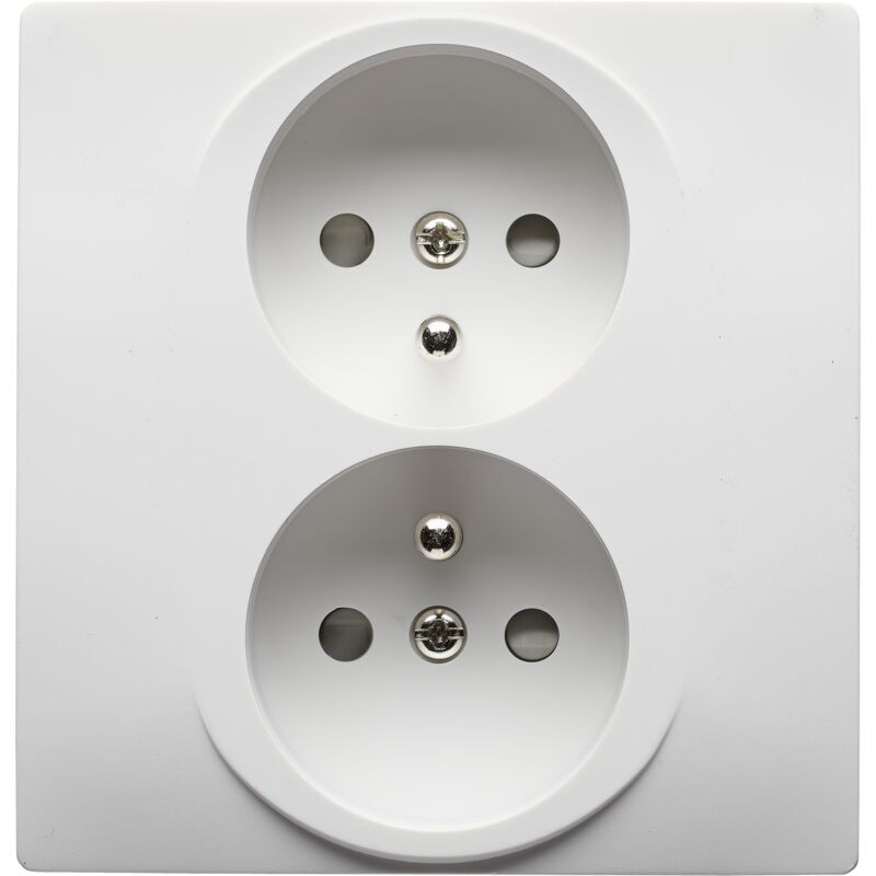 - Doppelte 2p+e 1-fach Weiße Steckdose - 749231 - - Doppelte 2p+e 1-fach Weiße Steckdose - 749231