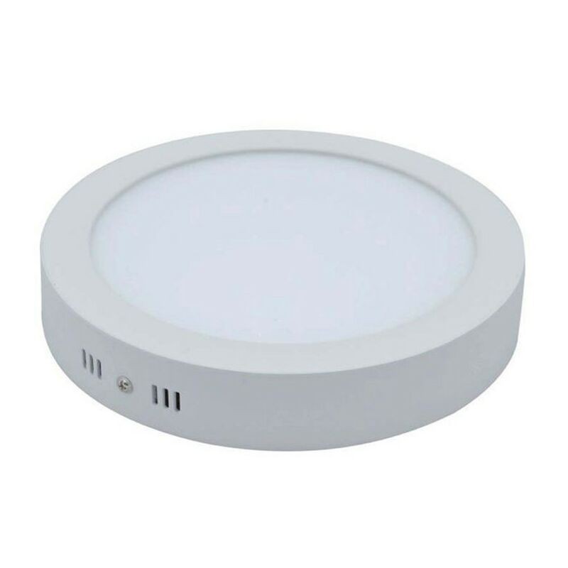 – Plafonnier Led 18w Rond Blanc Froid 6000k – Diffusion Uniforme – Aluminium – Classe Énergétique A+ – 1440 Lm – Allumage Instantané
