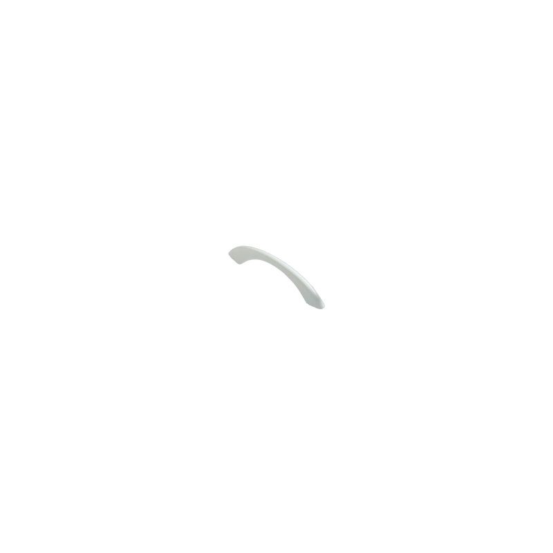 – Poignée De Meuble Plastique Blanc Entraxe 64 Mm – Largeur 86 Mm – Hauteur 22 Mm – Modèle Moderne Pour Tiroirs Et Placards