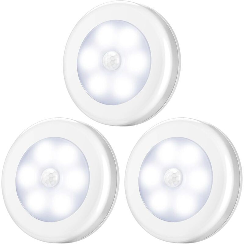 Lampe Détecteur De Mouvement, Led Detecteur Mouvement, Lampe De Placard, Alimenté Par Batterie (non Inclus), Pour