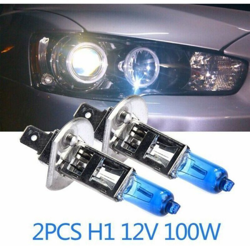 Halogenlampe – H1 – 12 V – 100 W – 6000 K Weißlicht