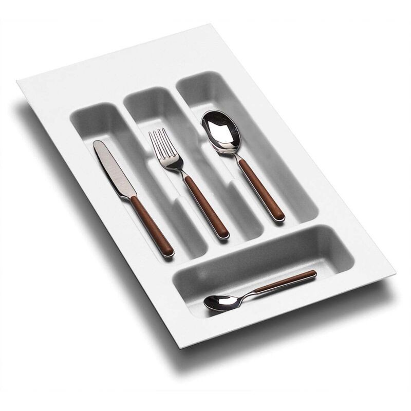 Alberti M45 Besteckkasten, Weiß - Alberti - Flexibler Besteckkasten Aus Weißem Kunststoff