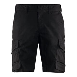 BLAKLÄDER Shorts Industrie Stretch, schwarz / dunkelgrau, Konfektionsgröße DE: 50