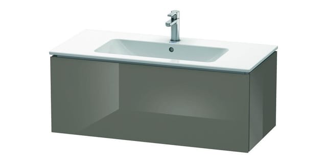 Duravit Waschtischunterschrank L-Cube 102x48,1cm, flan. Gr hgl, 1 Ausz., wandhängend