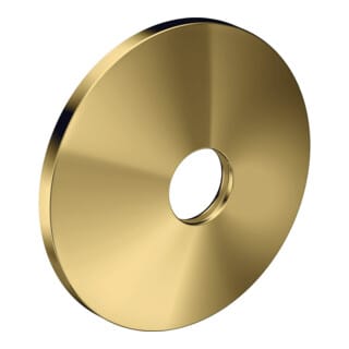 hansgrohe Verlängerungsrosette d= 90mm, aus Metall, polished gold optic