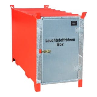 Bauer Südlohn Leuchtstoffröhren-Box SL 150, lackiert, Feuerrot
