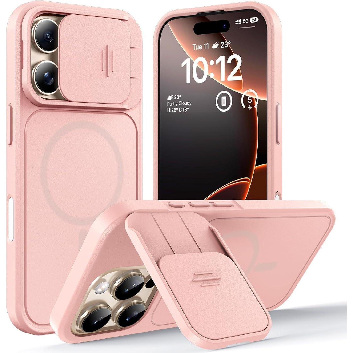 Handyhülle Iphone16pro Magsafe Iphone 16 Pro St&xe4nder-rosa