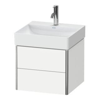 Duravit Waschtischunterschrank XSquare 48,4x46x39,7cm, 2 SBK, wandhängend, we. s-matt