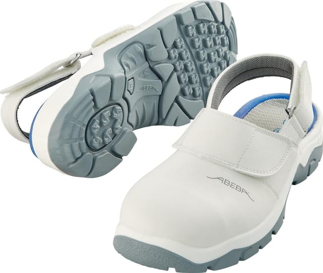 Abeba Berufsschuh Clog weiß/grau 2120, SB, EU-Schuhgröße: 46