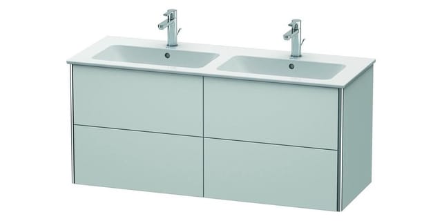 Duravit Waschtischunterschrank XSquare 128x47,8x56cm, 4 La, wandhängend, we s-matt
