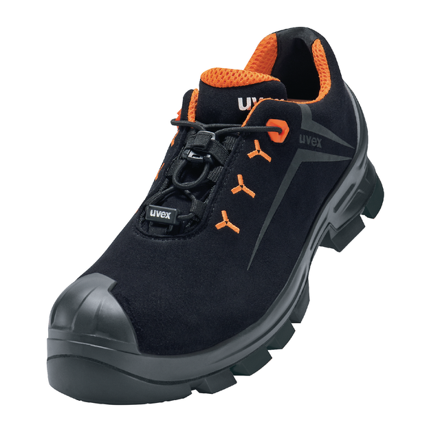 Uvex Sicherheitshalbschuhe S3 HI, HRO SRC uvex 2 MACSOLE® aus Mikrovelours, uvex xenova® Kunststoffkappe, Weite 11, Größe 38