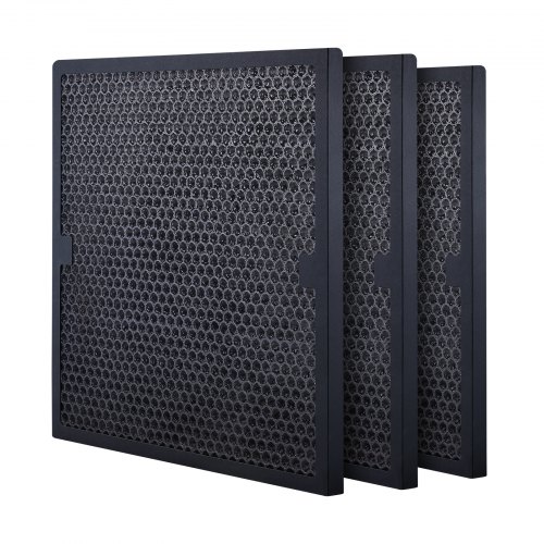 Aktivkohlefilter, 3er-pack, 40 X 40 Cm Luftfilter-ersatz, Hocheffiziente Filter Der Stufe 2, Kompatibel Mit Bluedri Und Wäscher, Luftreiniger, Ausrüstung Zur Wasserschadensanierung