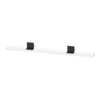 Duravit Spiegel-Ablage Sivida 133x65x3,6mm, we. hgl, mont., sw