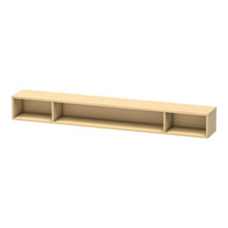 Duravit Regalelement L-Cube 100x14cm, med. Ei, 3 Fächer, horizontal