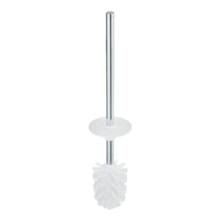 Keuco Toilettenbürste Moll verchromt/weiß, mit Griff und Deckel
