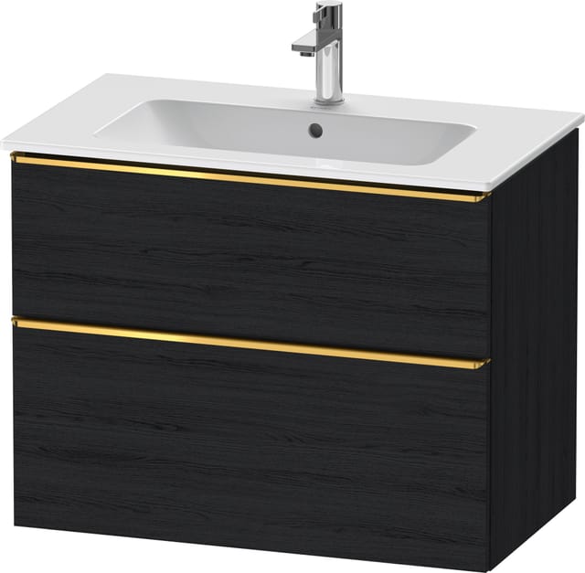 Duravit Waschtischunterschrank D-Neo 81x46,2cm, g pol/Ei s, 1 Kast, 1 Ausz.
