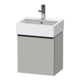 Duravit Waschtischunterschrank D-Neo 43,4x32,2x44cm, 1 Tür, An R, sw/gr ma