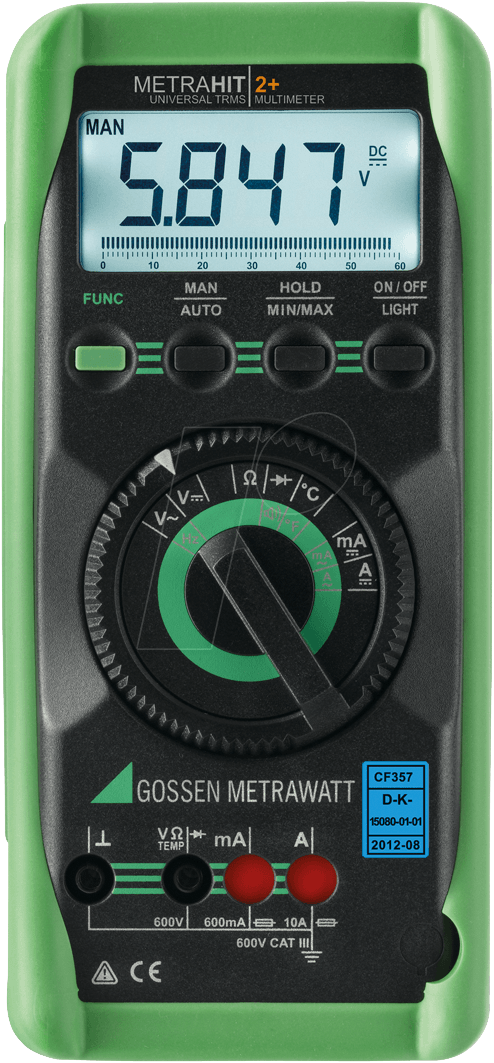 Gossen Metrawatt TRMS Multimeter mit 6000 Digits METRAHIT 2+