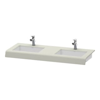Duravit Waschtisch-Konsole DuraStyle 80-200x55x10cm, 2 Ausschnitte, taupe