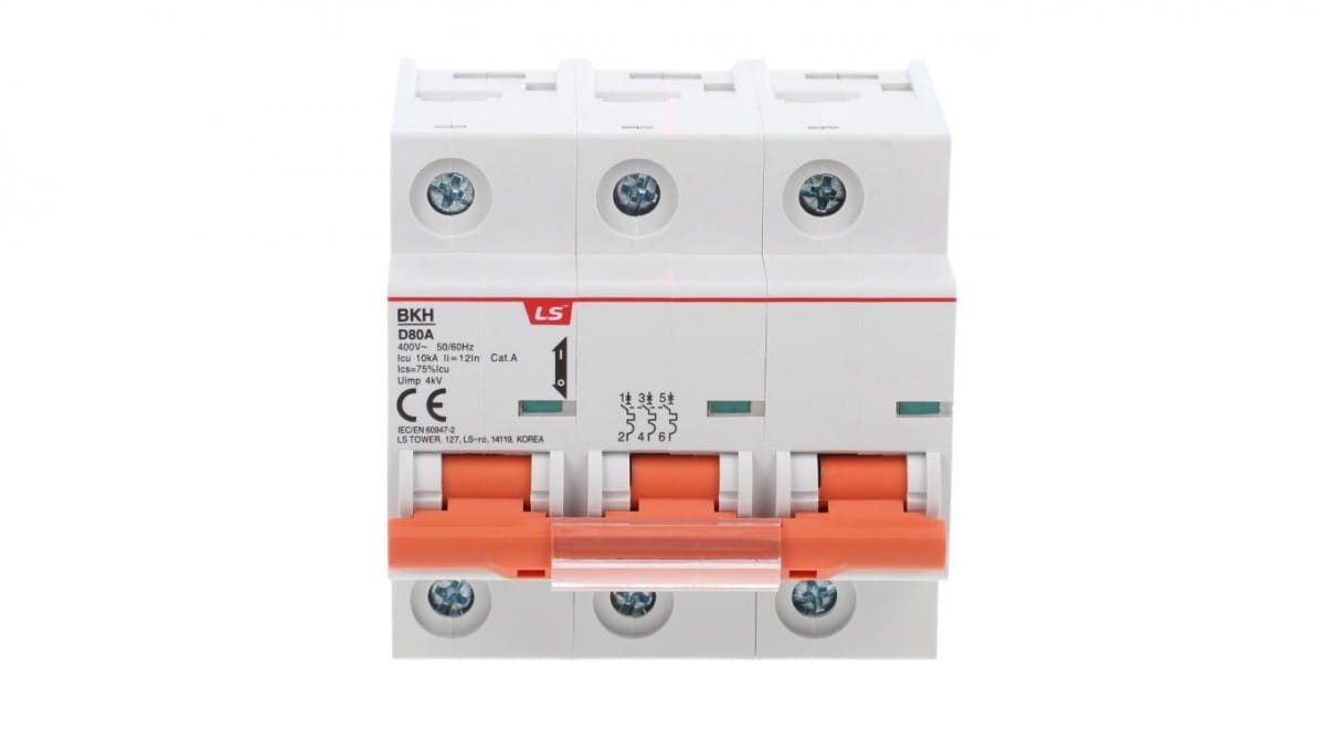 Leitungsschutzschalter 3p D 80a 10ka Ac Bkh 06110350r0