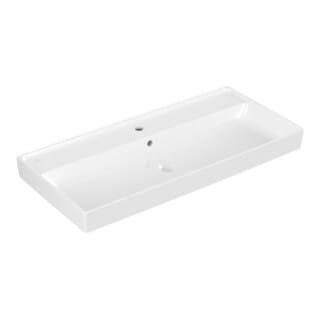 V&B Schrankwaschtisch Collaro 100x47cm, mit Überlauf, weiß